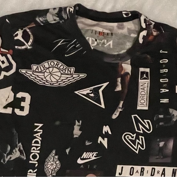 Jordan All Over Jump Man T-Shirt L Air Jordan - Picture 2 of 5